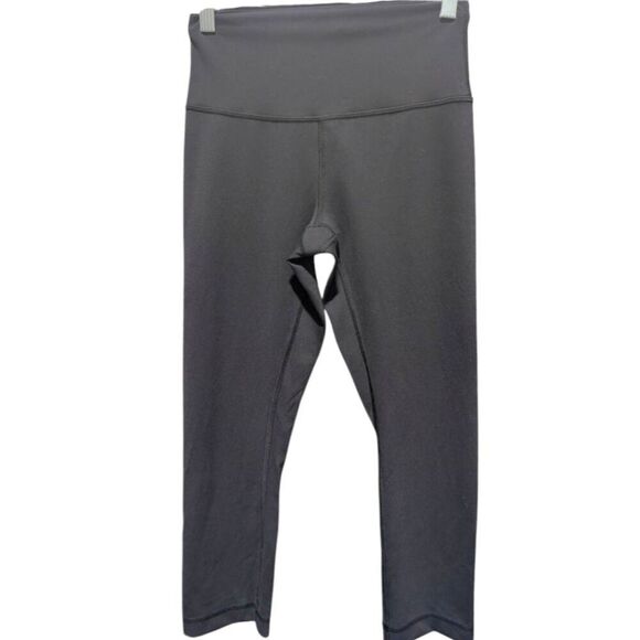 LULULEMON ATHLETICA Wunder Train Hi-Rise Crop 21" In Black Size 6 - Picture 4 of 5